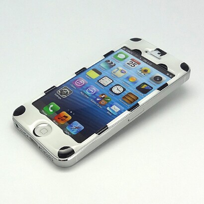 SPD-I5-0015 [iPhone5プロテクター ドット白黒]