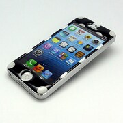 SPD-I5-0016 [iPhone5プロテクター ドット黒白]
