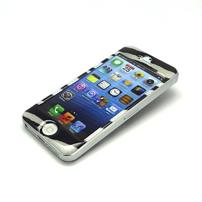 SPD-I5-0019 [iPhone5プロテクター 高精細アニマル 縞馬]