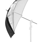 アンブレラ 72cm ブラック/シルバー/ホワイト LU3223F