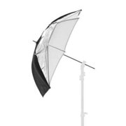 アンブレラ 93cm ブラック/シルバー/ホワイト LU4523F