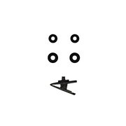AIRSOUNDS Ear Piece ＋ CLIP HA-EP1 BK