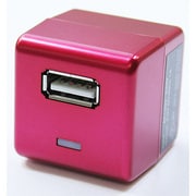 USB専用AC充電器 AC Charger Cube レッド AKJ-SD1R