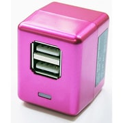 USB専用AC充電器 AC Charger Cube W ピンク AKJ-SD2PK
