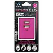USB専用充電器 AC Charger Foldable PLUG ピンク AKJ-EUTW PK