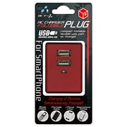 USB専用充電器 AC Charger Foldable PLUG レッド AKJ-EUTW RD