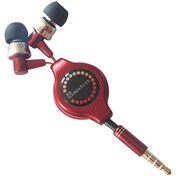 HA-ES37 RD [iPhone/スマホ専用 ステレオイヤホン レッド]