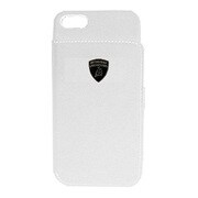 LB-HBFCIP5-DI/D1-WE [iPhone5専用カードホルダー付き本革カバー ホワイト]