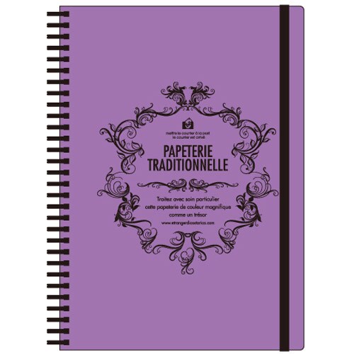 Traditionnelle（トラディショナル） B5リングノート バイオレット TRAD-25-26