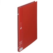 クリアーファイル スーパーエコノミータイプ タテ入れ A4-S 20ポケット レッド FC-122EL RD