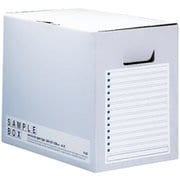 サンプルボックス エコノミータイプ 再生紙段ボール製 A4-E ブルー FL-002SB BL
