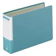 2バルキーファイル 〈オレフィンペーパー貼〉 スリムタイプ・分別とじ具 グリーン A5-E FL-025OB