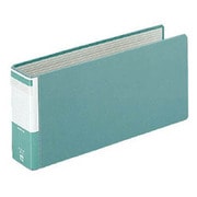 2バルキーファイル 〈オレフィンペーパー貼〉 スリムタイプ・分別とじ具 グリーン 統一伝票 FL-055OB