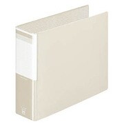 2バルキーファイル 〈オレフィンペーパー貼〉 スリムタイプ・分別とじ具 ライトグレー A4-E FL-155OB