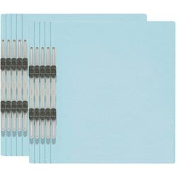 エコノミーフラットファイル 10冊パック ロイヤルブルー A4-S 収容枚数150枚 No.021E