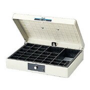 スチール印箱 （シールボックス） エルグレー 特大 SB-001
