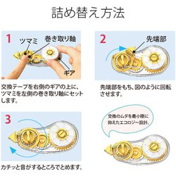 ヨドバシ.com - プラス PLUS 修正テープ ホワイパーエコ 交換