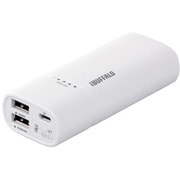 スマートフォン/タブレット用 モバイルバッテリー 5200mAhタイプ ホワイト BSMPB04WH