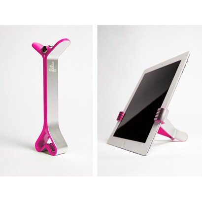 クリップ型タブレットスタンド TwoHands ピンク FB001-PK