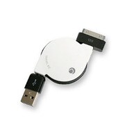 TRAVEL BIZ iPod/iPad/iPhone Dockコネクタ専用 巻き取りケーブル ホワイト DCA-RI10WH TRAVEL BIZ