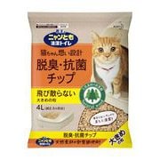 ニャンとも清潔トイレ脱臭・抗菌チップ大きめの粒 4L