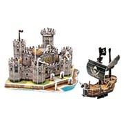 3DPUZZLE（3Dパズル） CASTLE&PIRATE SHIP [3Dパズル「お城＆海賊船」]