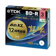 録画用BD-R XL 2-4倍速 片面3層 100GB 3枚 10mmジュエルケース/ワイドホワイトプリンタブル/インクジェット対応 BRV100HCPWB3A
