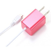 スマートフォン用 iCharger micro USB電源アダプタ ピンク PG-SPMUAC03PK