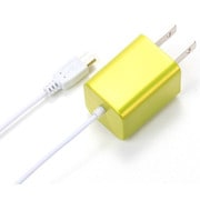 スマートフォン用 iCharger micro USB電源アダプタ イエロー PG-SPMUAC05YE