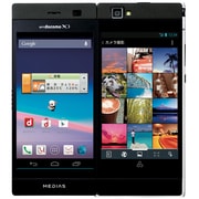 docomo NEXT series MEDIAS W N-05E ブラック [スマートフォン]