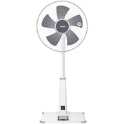 リビング扇風機 リモコン付 メタリックシルバー YLX4-WG302 MS