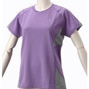 RAKUシャツ ベンチレーション レディース パープル LL