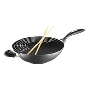 IQ - ウォック（中華鍋） 32cm （油切り、菜箸付） IH対応