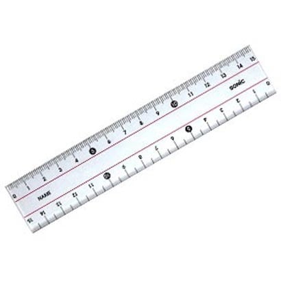 15センチ直線定規 学納タイプ SN-366