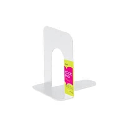 ブックエンド 中 1組（2枚） 白 DA-520-W