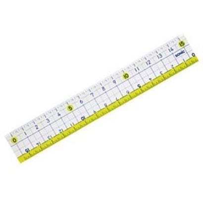 楽しく学習 直線定規 15cm SN-797