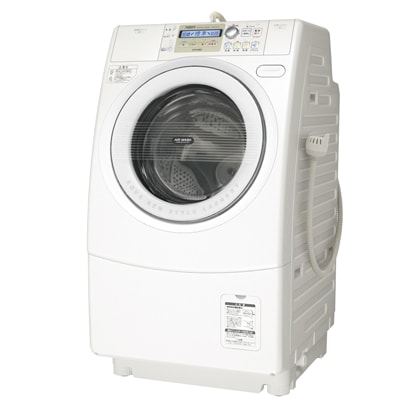 ななめ型ドラム式洗濯乾燥機（9kg) 左開き ホワイト AQW-DJ6100-L(W)