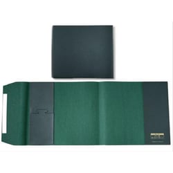 皮革調ブックカバー No8 上製本四六 緑 32387