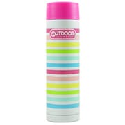 ステンレスマグボトル 300ml ボーダーホワイト/カラフル 314-025