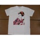Tシャツ白 19 舞妓 ピンク L