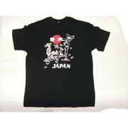 Tシャツ黒 88 地図舞妓 LL