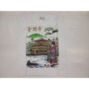 Tシャツ白  22 金閣舞妓 L
