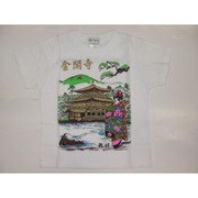 Tシャツ白 22  金閣舞妓 LL