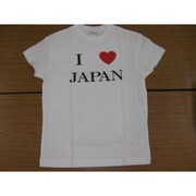 Tシャツ白 161 I LOVE JAPAN L