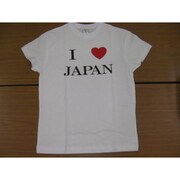 Tシャツ白 161 I LOVE JAPAN LL