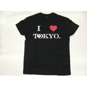 Tシャツ黒 164 I LOVE TOKYO L