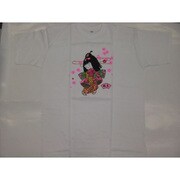 Tシャツ白 23 おさげ LL