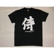 Tシャツ黒 118 侍 L