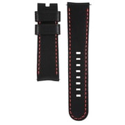 BKRD-STRAP20mm [黒革赤ステッチベルト]
