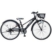 子ども用自転車 ライトクロス 22型 外装6段変装 ピュアブラック B-LX26AB
